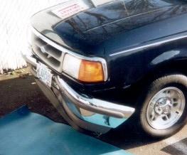 Ford Ranger front bumper repair